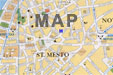 mapa Prahy - hostel tyn 