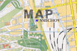 mapa Prahy - hotel andel 