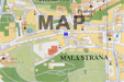 mapa Prahy - hotel dum u cerveneho lva 