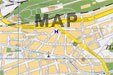 mapa Prahy - hotel u tri korunek 